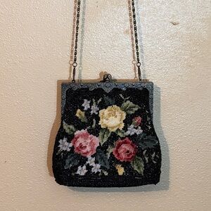 VINTAGE Gorgeous! Mini Crossbody, Glass Beaded, Evening Purse